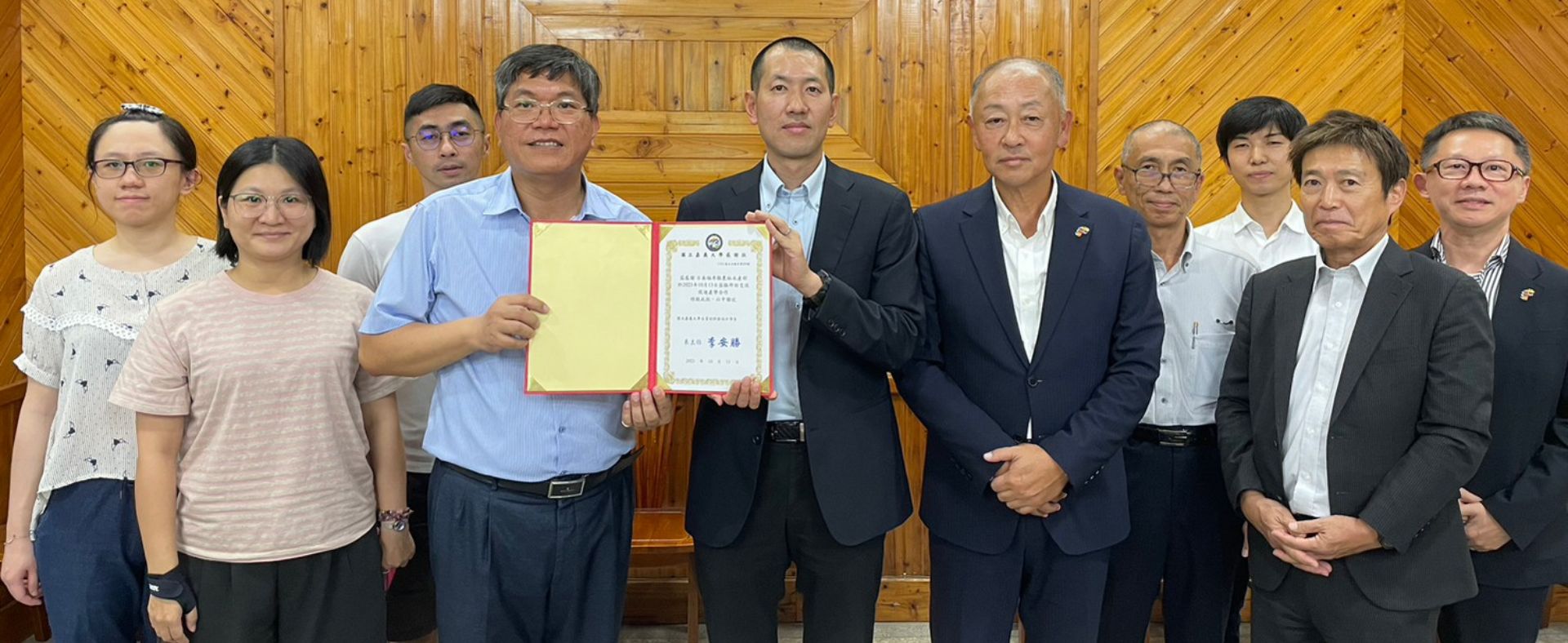 日本福井縣農林水產部來訪木設系商討國際合作