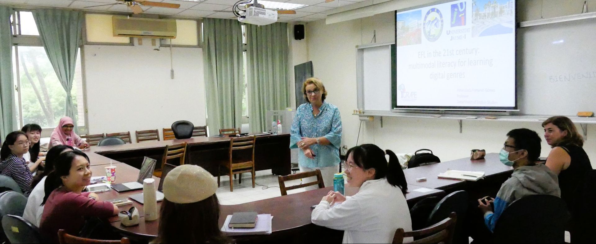 Professor Inmaculada Fortanet-Gómez from the English Department at Jaume I University, Spain.