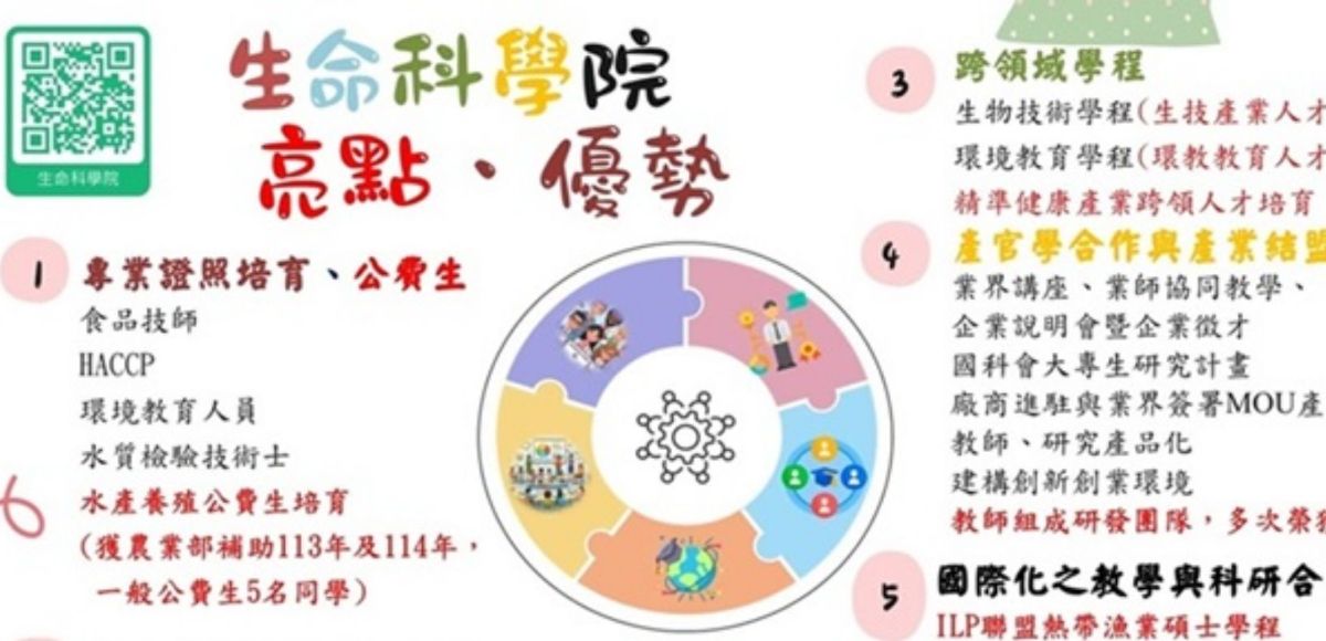 生命科學院特色、優勢