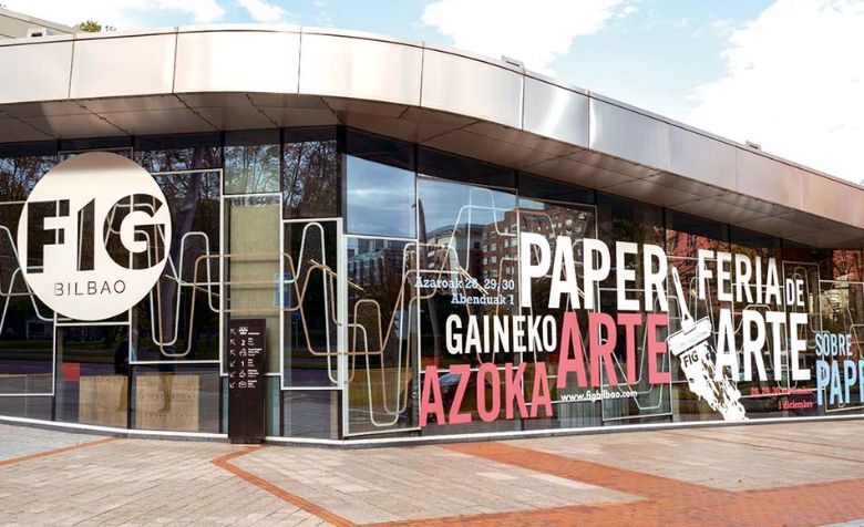 畢爾包尤斯卡杜納宮外觀一景，第14屆畢爾包國際版畫與紙上藝術博覽會展地。(藝術家)