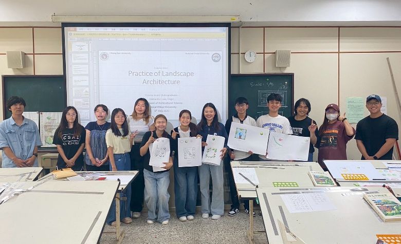 泰國清邁大學學生至園藝系進行一日學習交流活動