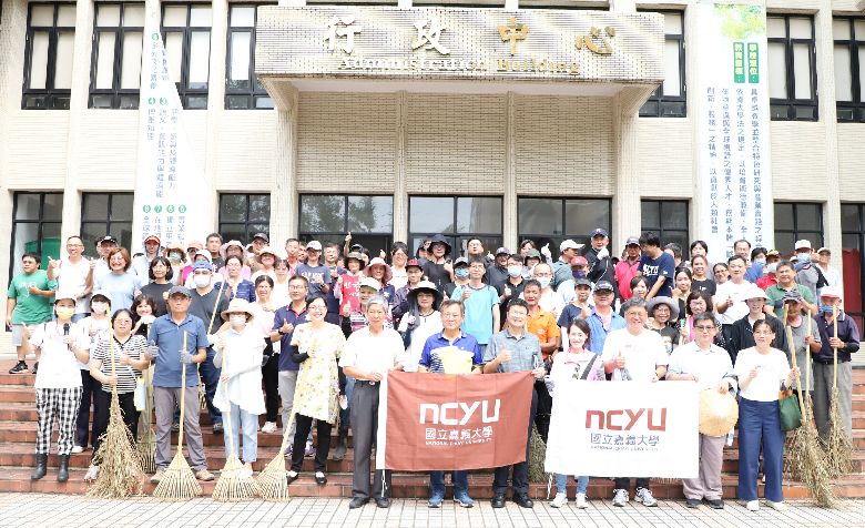 丹娜絲颱風來襲嘉大重建過程紀錄