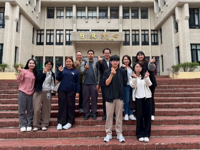 泰國姊妹校孔敬大學(Khon Kaen University)理學院助理院長及學生蒞校交流。