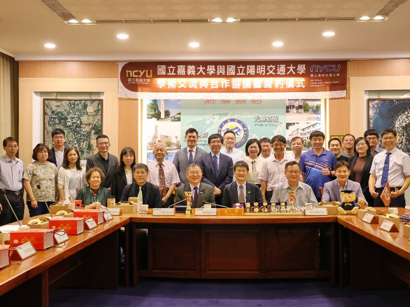  NCYU and NYCU hold a collaborative exchange meeting to discuss plans for future collaboration