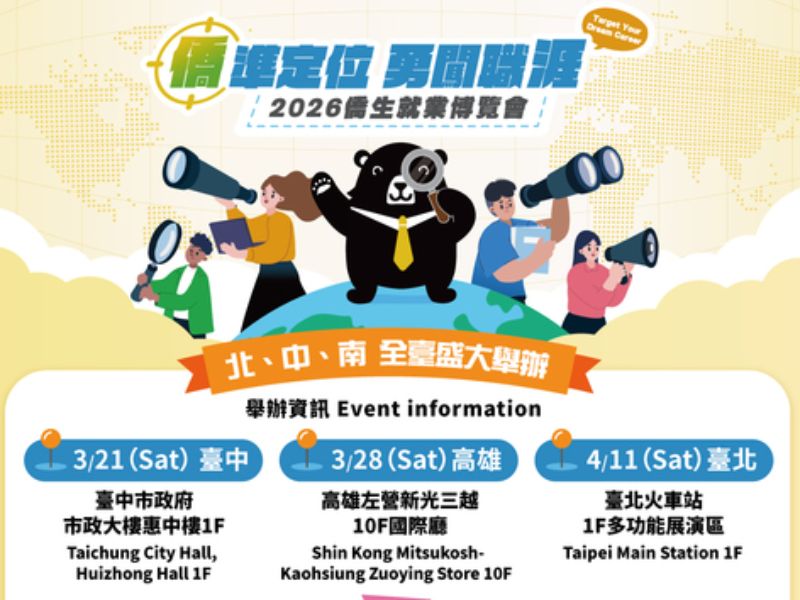 2026年僑生就業博覽會