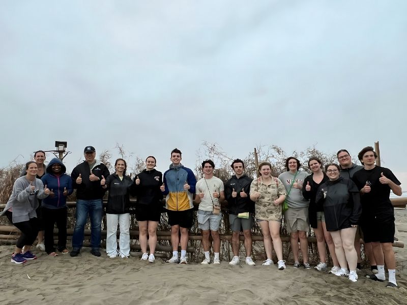 師院與Stockton University師生於本校國科會人文創新計劃執行場域－嘉義布袋好美里，進行實地文化踏查活動