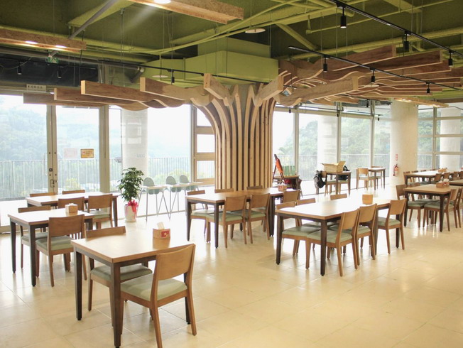 “Happy Tree Exhibition Space” located at the bus terminal of Sun Moon Lake, Nantou