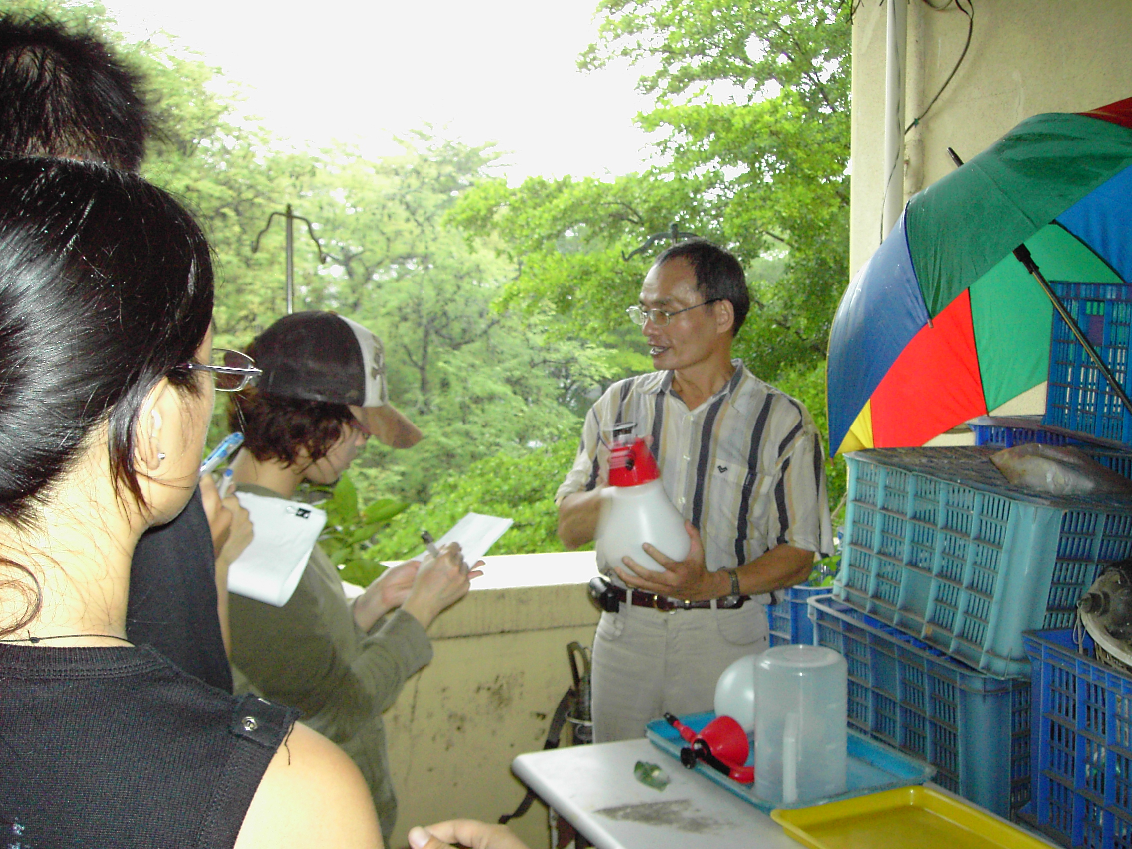 970707嘉試分所田間蟲害觀察