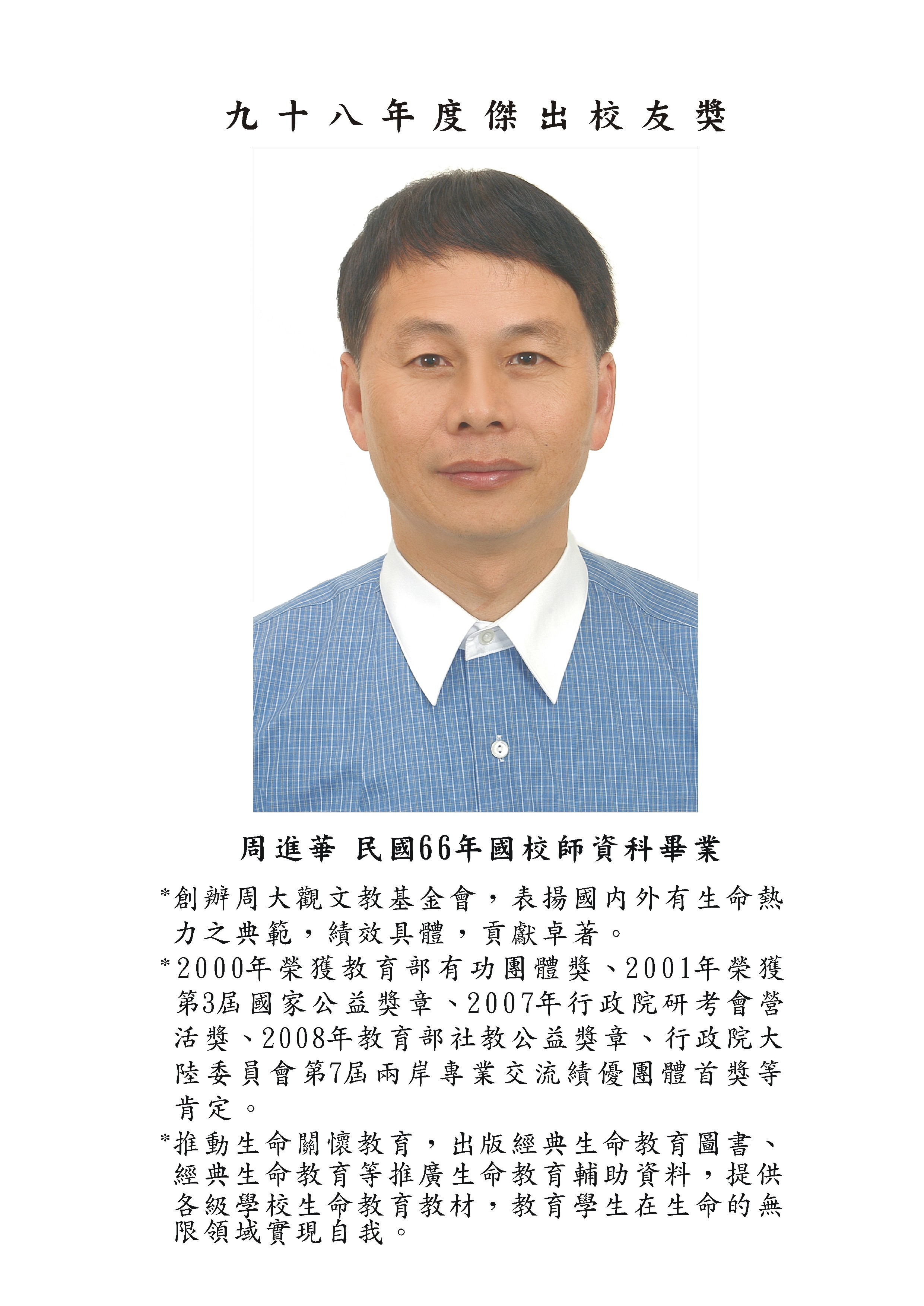 周進華校友