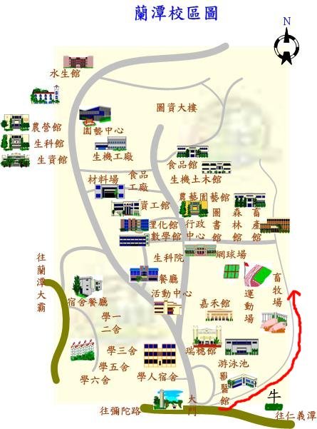 動物試驗場地圖