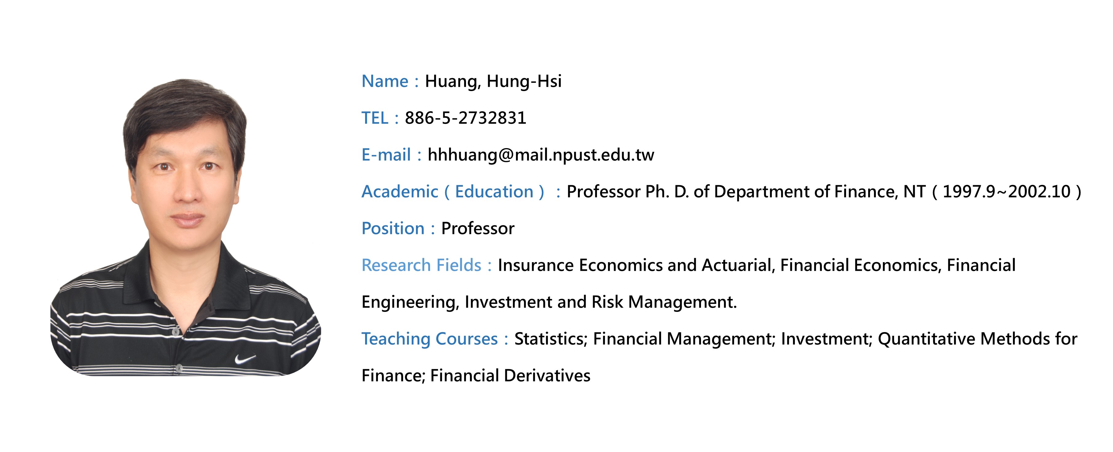 Huang, Hung-Hsi