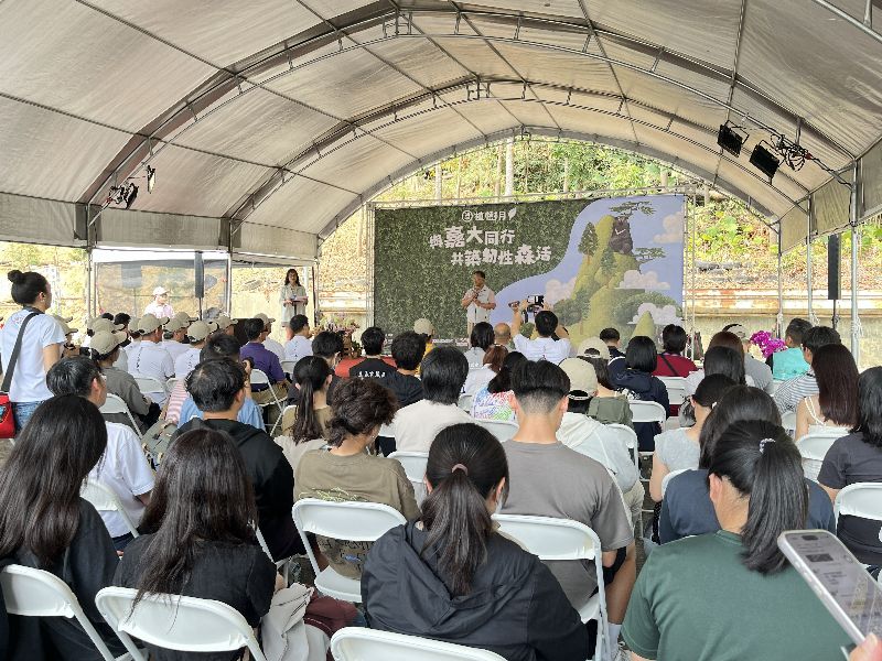 農業部林保署嘉義分署李定忠分署長致詞