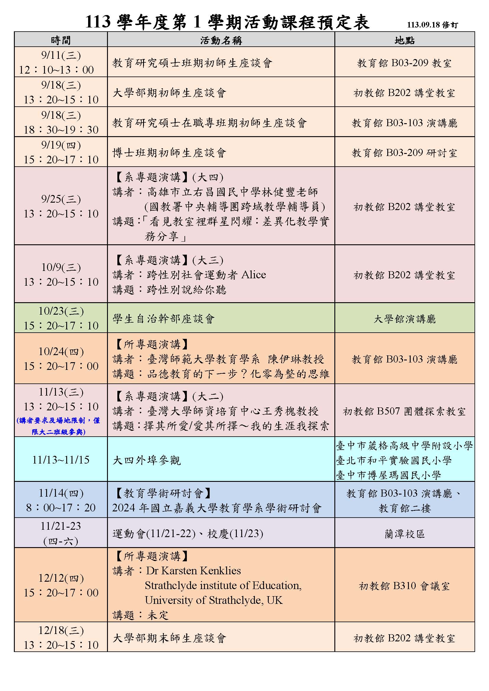 113-1活動課程