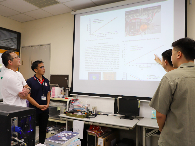 The “Detector for Measuring Sulfur Dioxide Concentration in Daylilies” is a culmination of collaboration between faculty and students at NCYU, whose research design and results were published in the world-renowned IEEE Sensors Journal. 